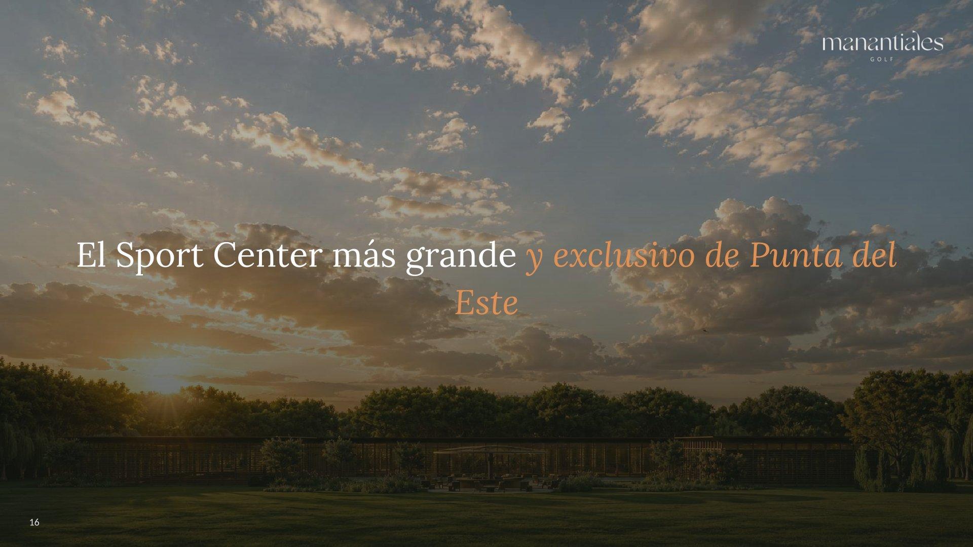 Conocé Manantiales Golf · Punta del Este
