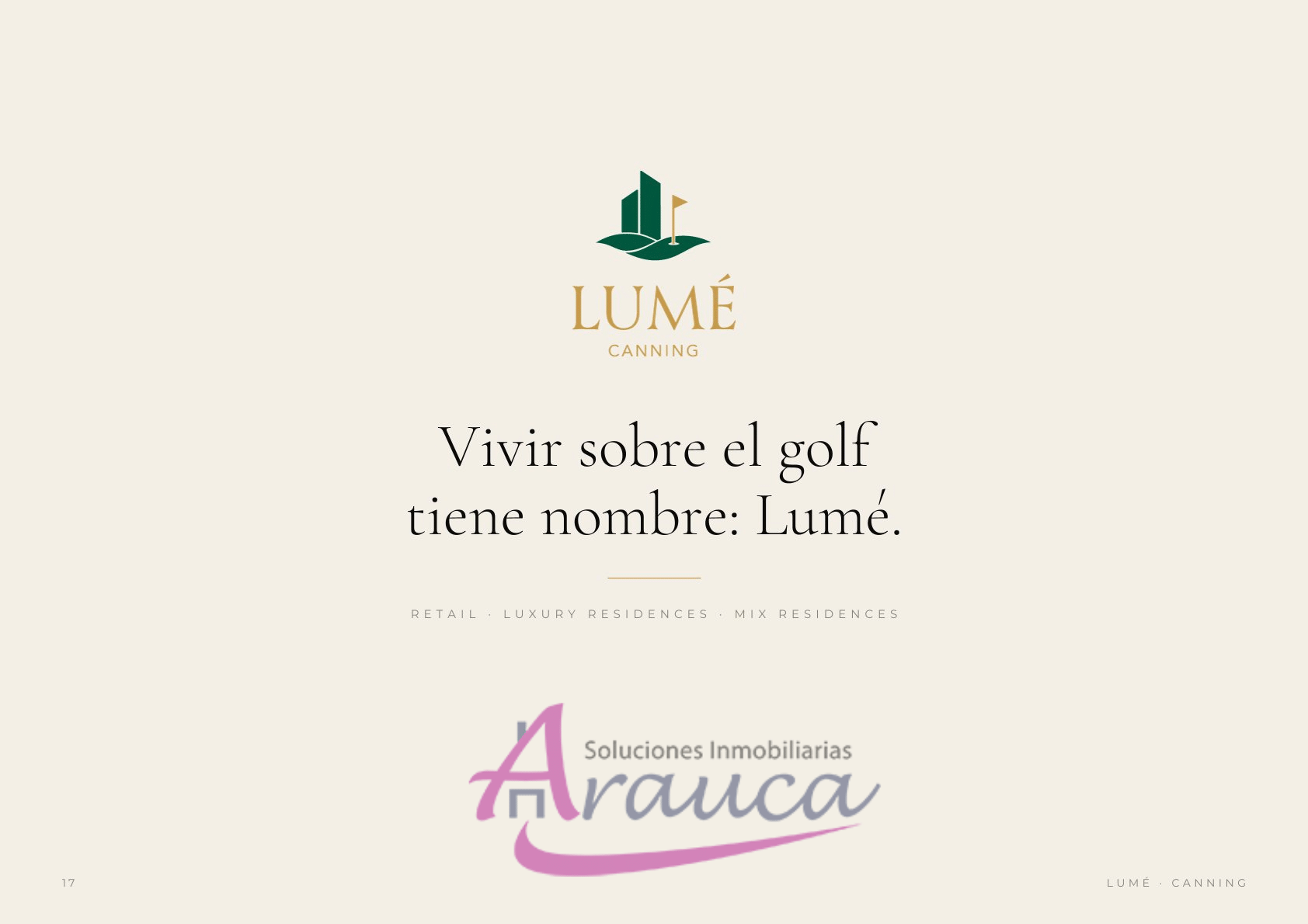 Lumé Canning: Departamentos en Venta sobre Ruta 58